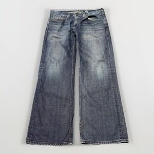 Guess Desmond Jeans‎ Mens 36x34 Dark Blue Baggy Skater Grunge Y2K